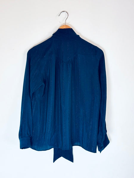 Chemise en soie lurex