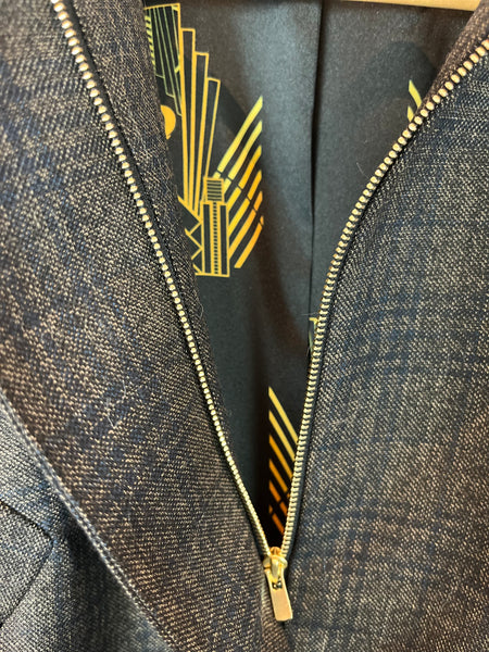 A-Cliff laine et cuir