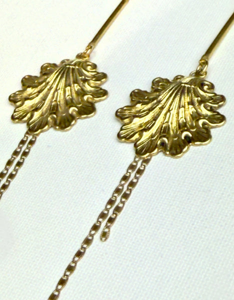 Boucles coquillages Art Déco - PALMACCIO