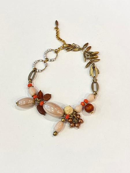 Bracelet gri-gri rosé