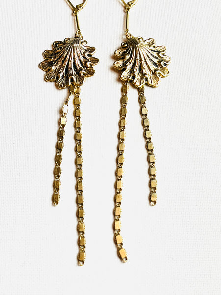 Boucles coquillages Art Déco - PALMACCIO