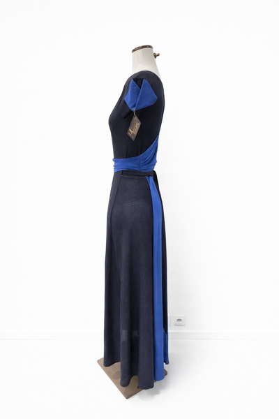 Robe cache cœur bicolore