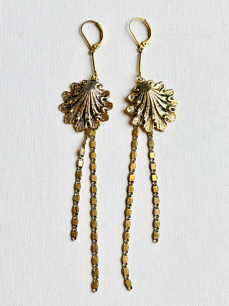 Boucles coquillages Art Déco - PALMACCIO