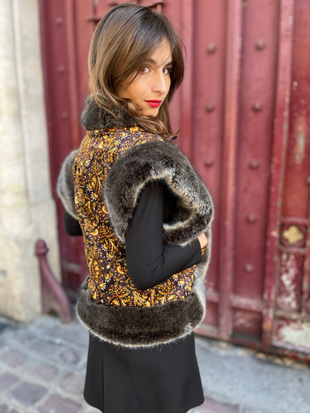 A-Gilet Oscar velours