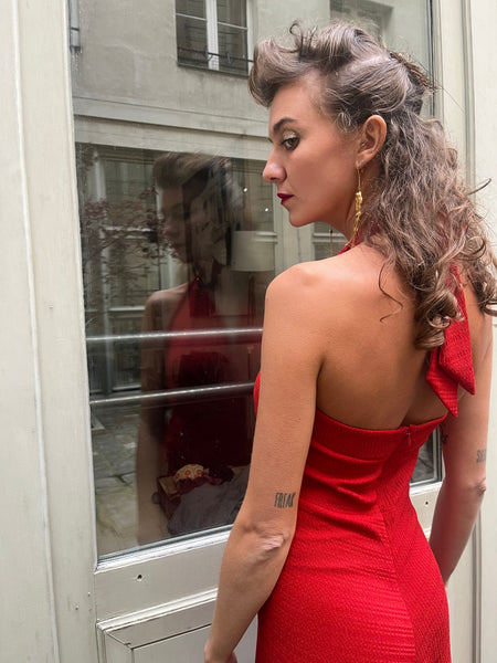 Combinaison Disco rouge