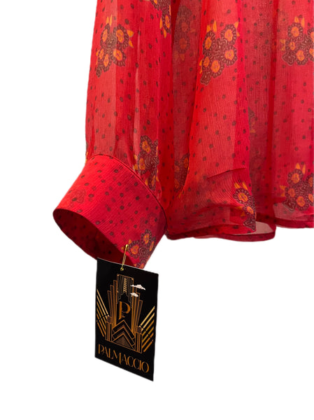 Chemise soie lavallière