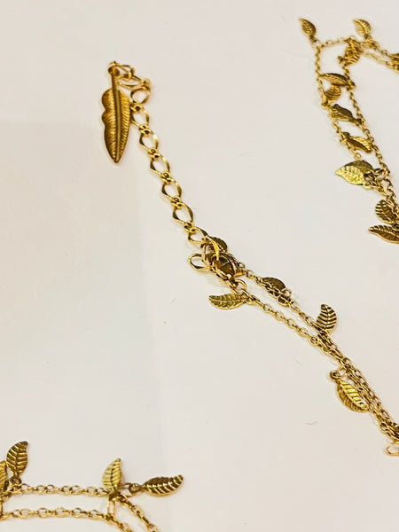 Bijoux de corps feuilles