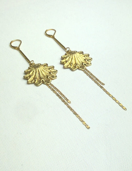 Boucles coquillages Art Déco - PALMACCIO